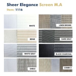 Sheer Elegance Screen M.A