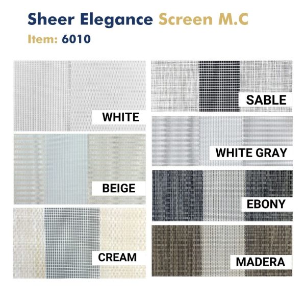 Sheer Elegance Screen M.C