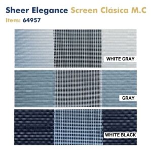 Sheer Elegance Screen Clásica M.C